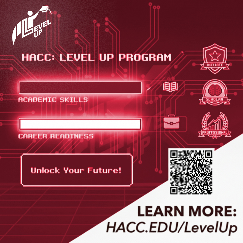 Level Up social media concept